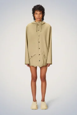 Short Rainproof Sand Jacket