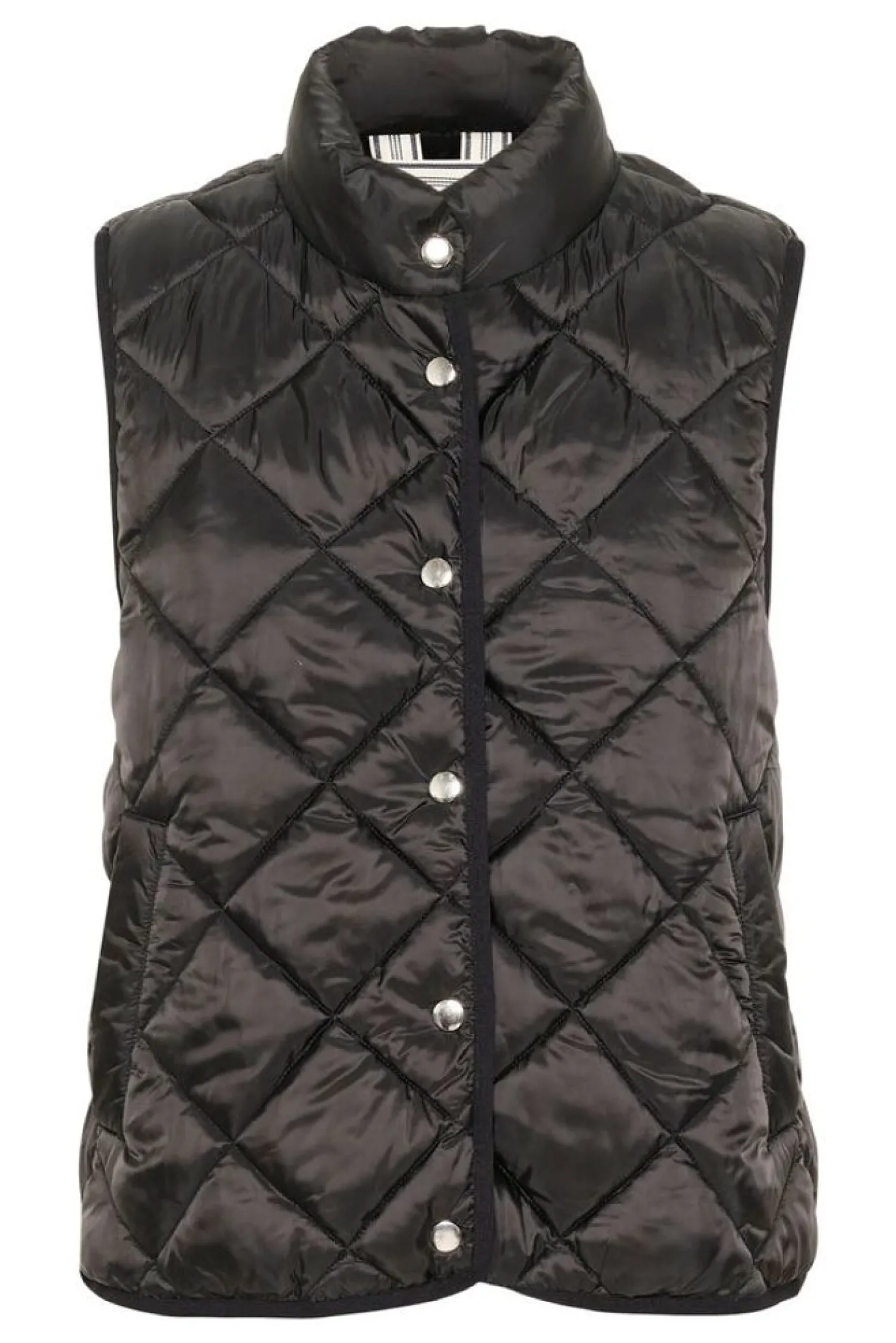 Sidse Black Puffer Gilet