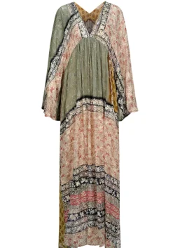 Sierra Patch Long Sleeve Maxi Dress