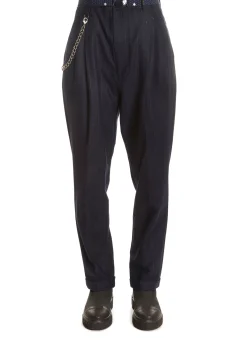 'Sneek' Navy Pinstripe Suit Pant