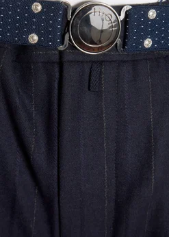 'Sneek' Navy Pinstripe Suit Pant