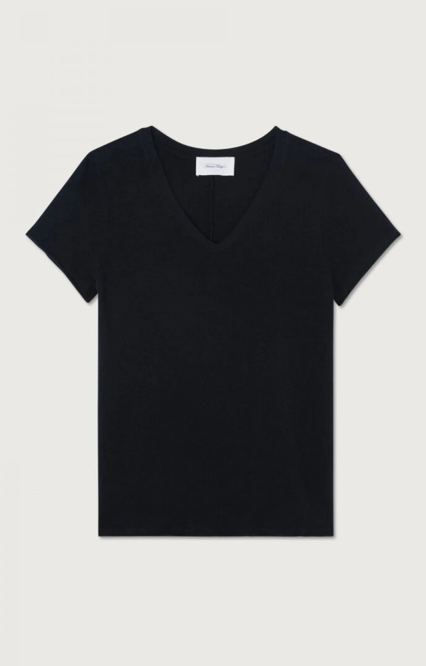 Sonoma Black V Neck Slub T Shirt