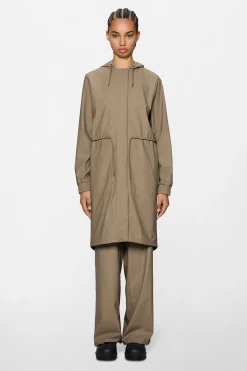 String W Parka Beige