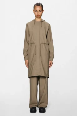 String W Parka Beige