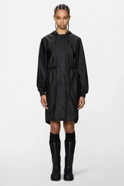 String W Parka Black