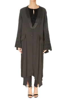 'Superiour' Asphalt Grey Long Lightweight Jacket