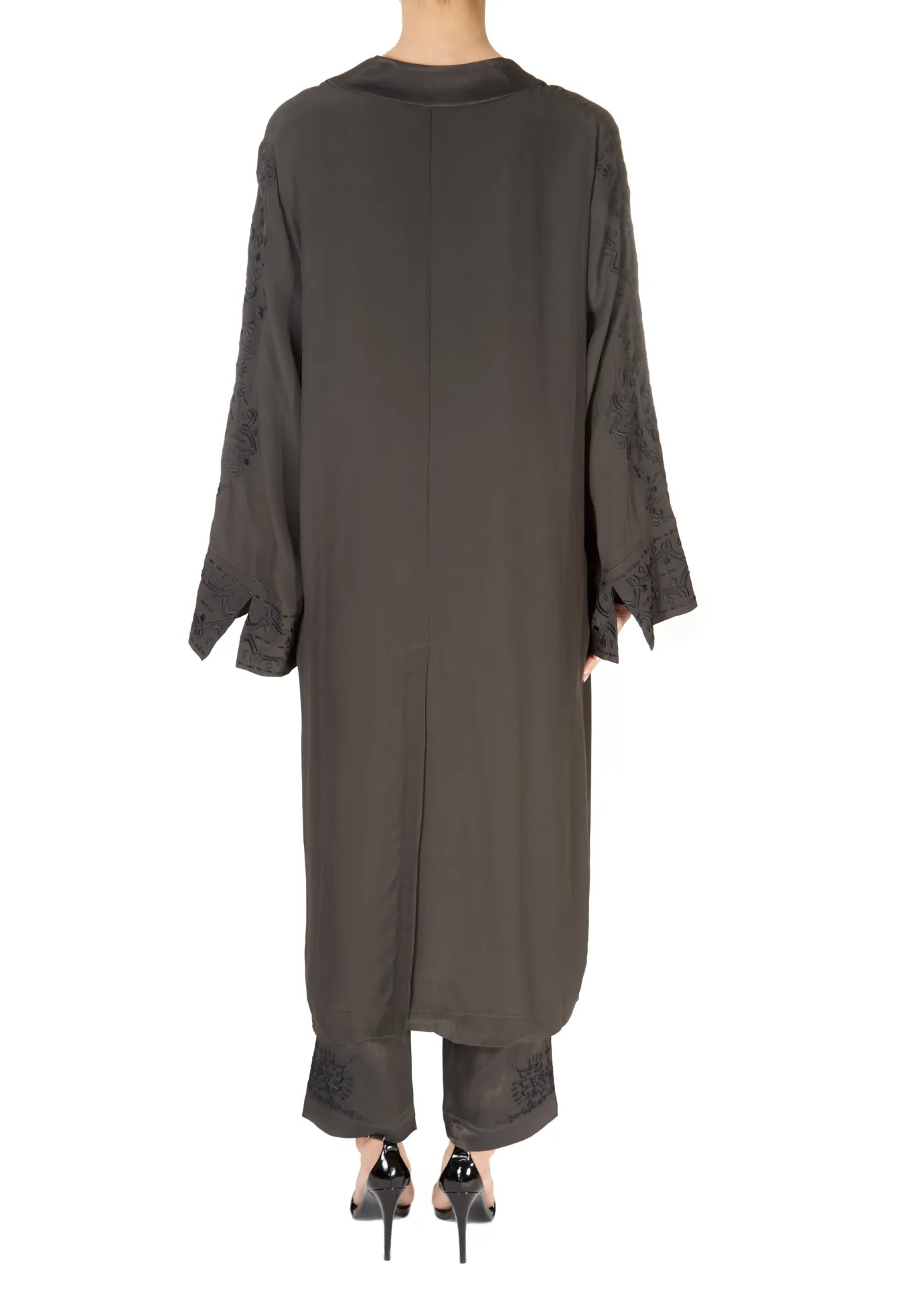 'Superiour' Asphalt Grey Long Lightweight Jacket