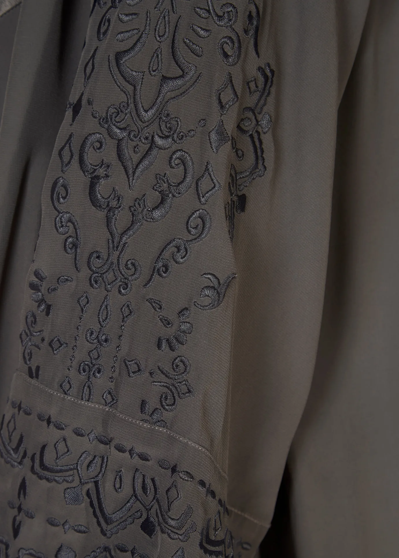 'Superiour' Asphalt Grey Long Lightweight Jacket