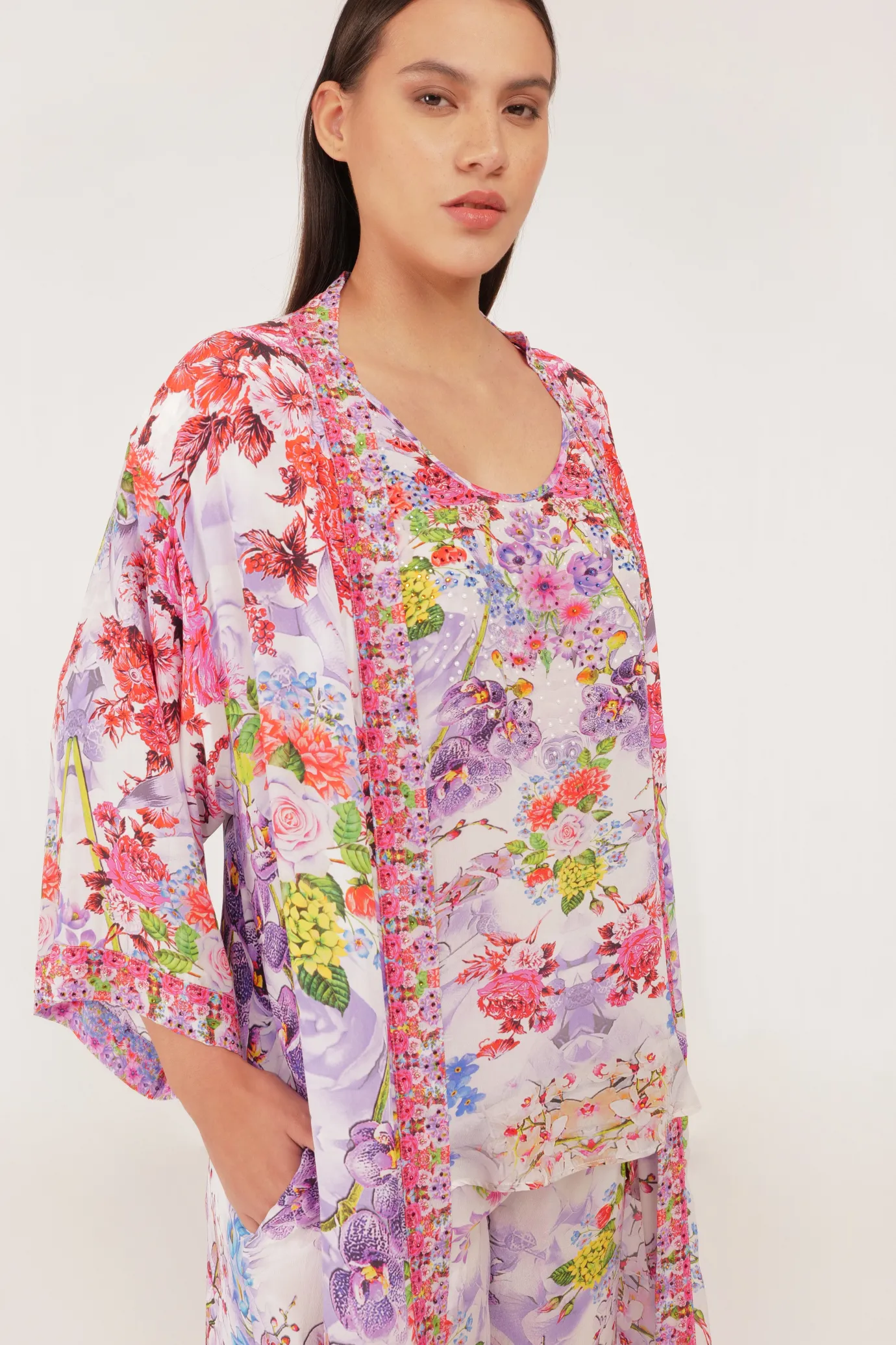 Tapioka Como Multi Long Kimono