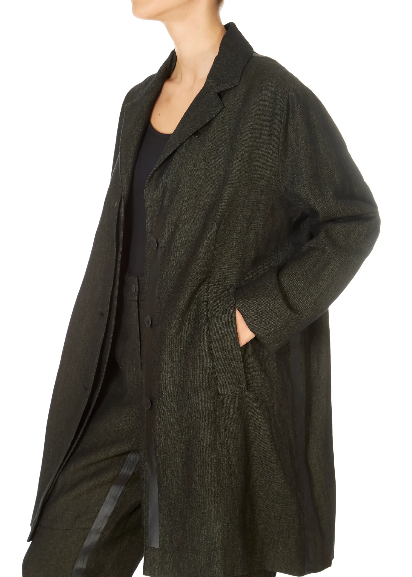 'Teno' Long Wool Jacket