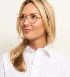 Wilma Rose Gold Tinted Reading Glasses