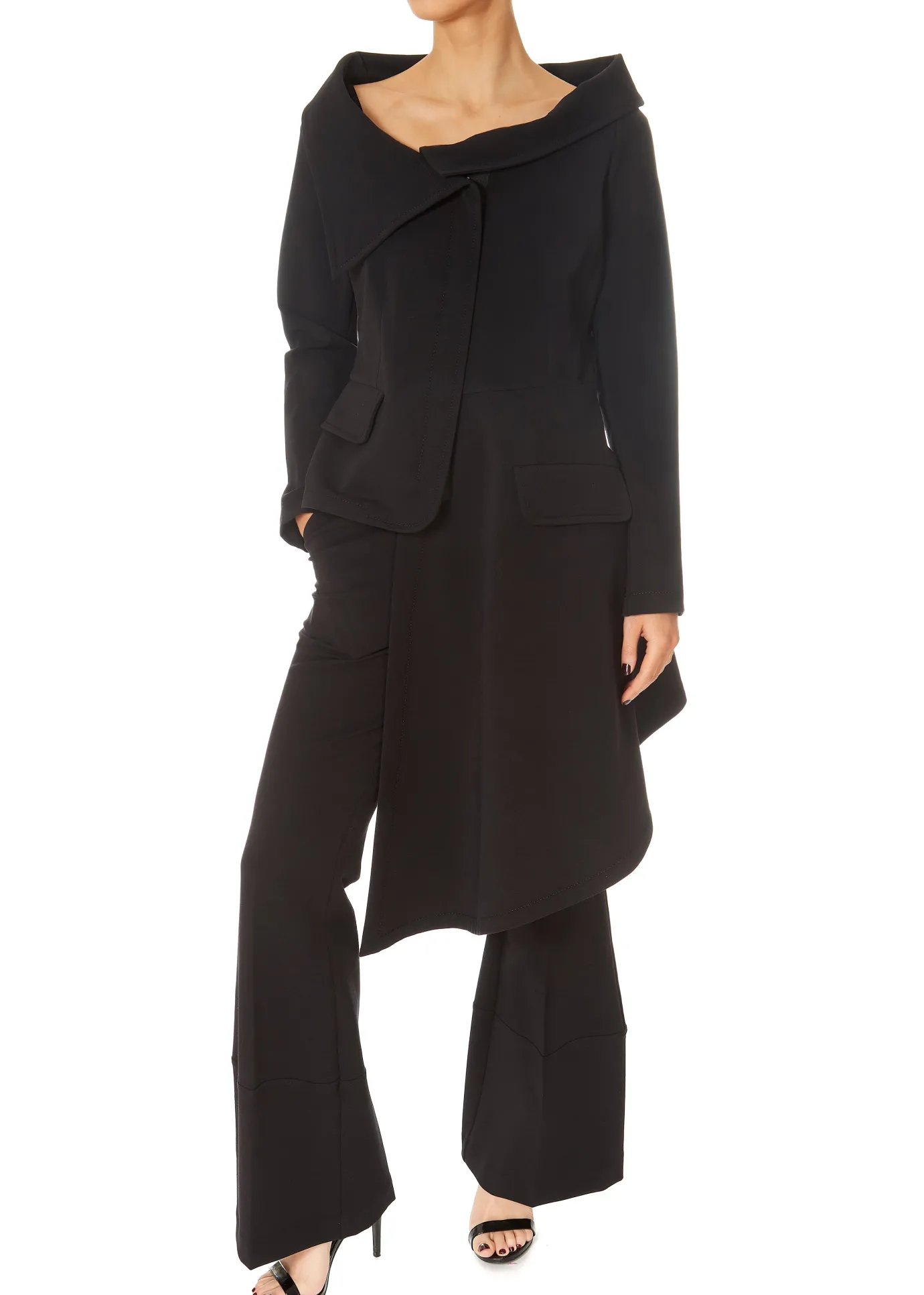 XD Fashion Agif Flare Pants Black